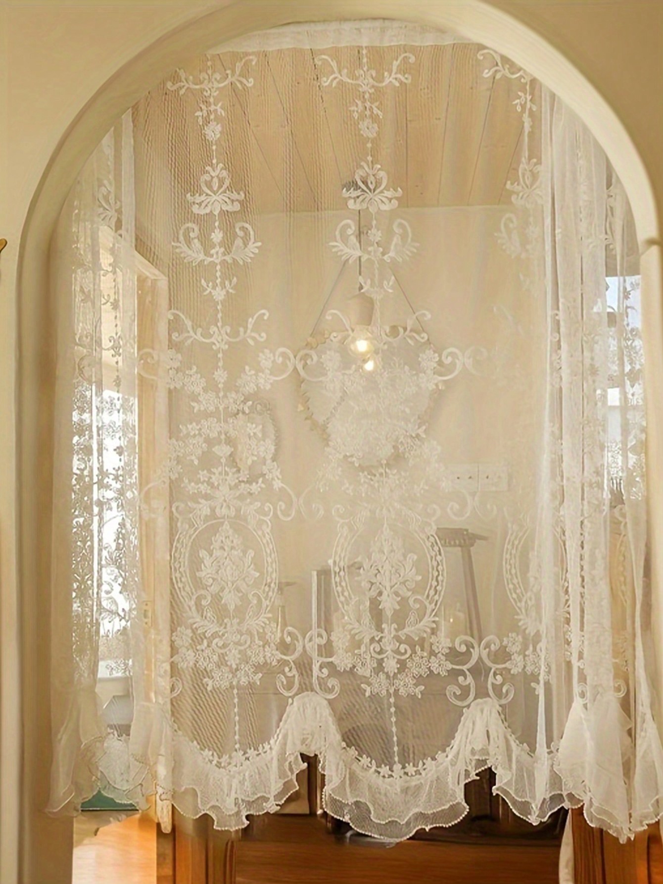 Home Textiles France - 1 шт. Французская винтажная занавеска с
