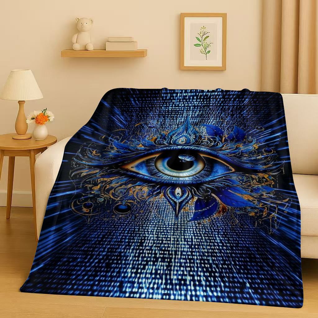 Home Textiles Egypt - Фланелевое одеяло с изображением глаза Гора