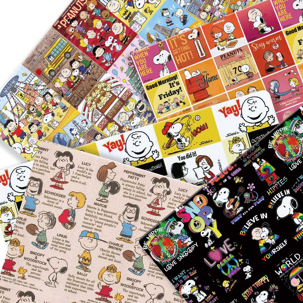 Home Textiles Curtains - Ткань TAKARA TOMY Snoopy, 140x50 см,