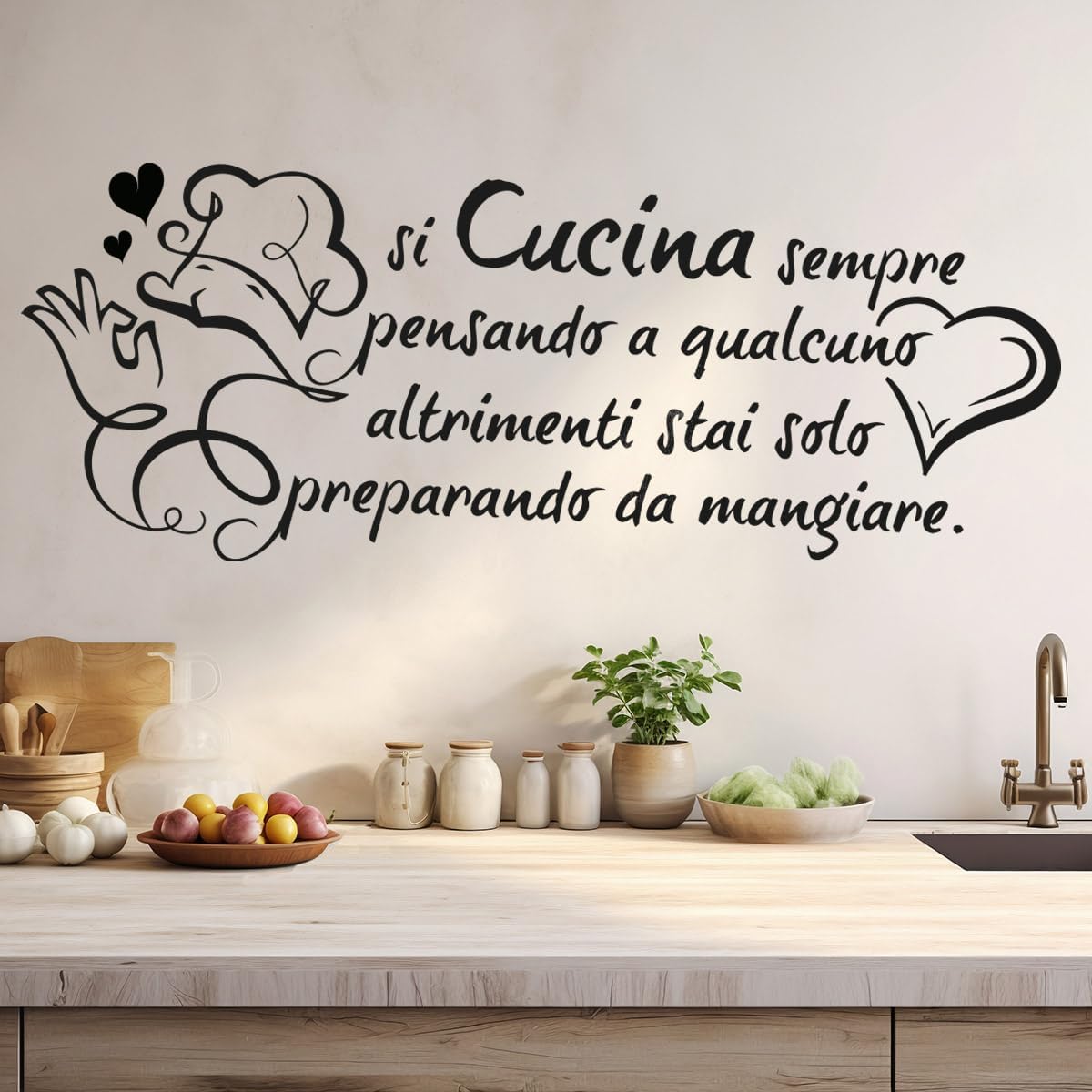 Home Textiles France - Наклейка на стену с цитатой о