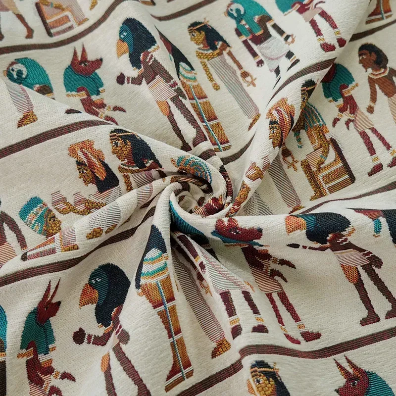 Home Textiles Egypt - Ткань жаккардовая в этническом стиле Древнего