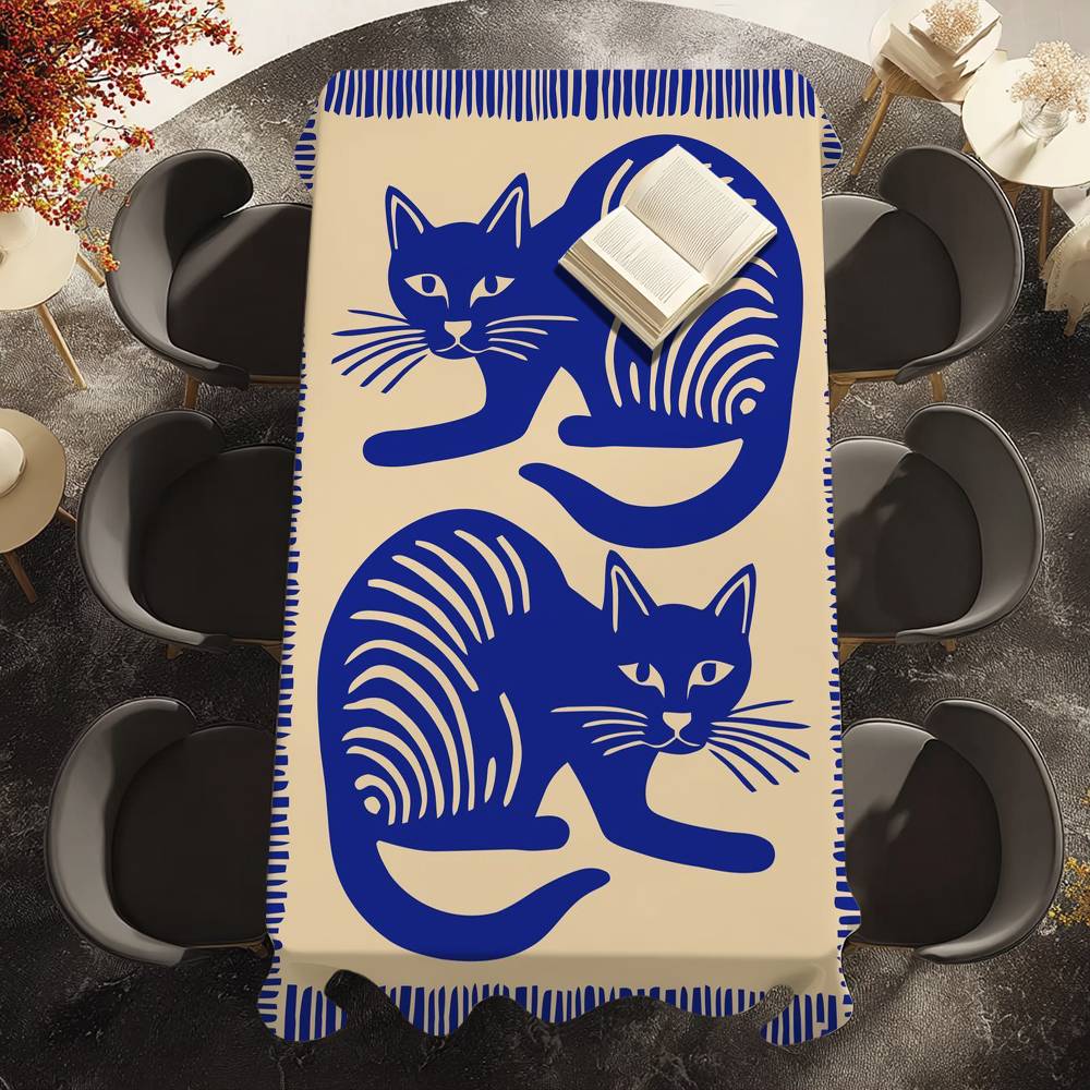 Home Textiles Egypt - Древний Египет, тигр, леопард, скатерть, пикник,