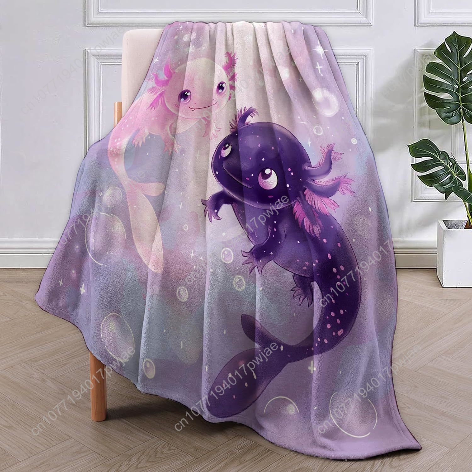 Одеяло Axolotl, милые фланелев – обзор и цена Home Textiles & Decorations