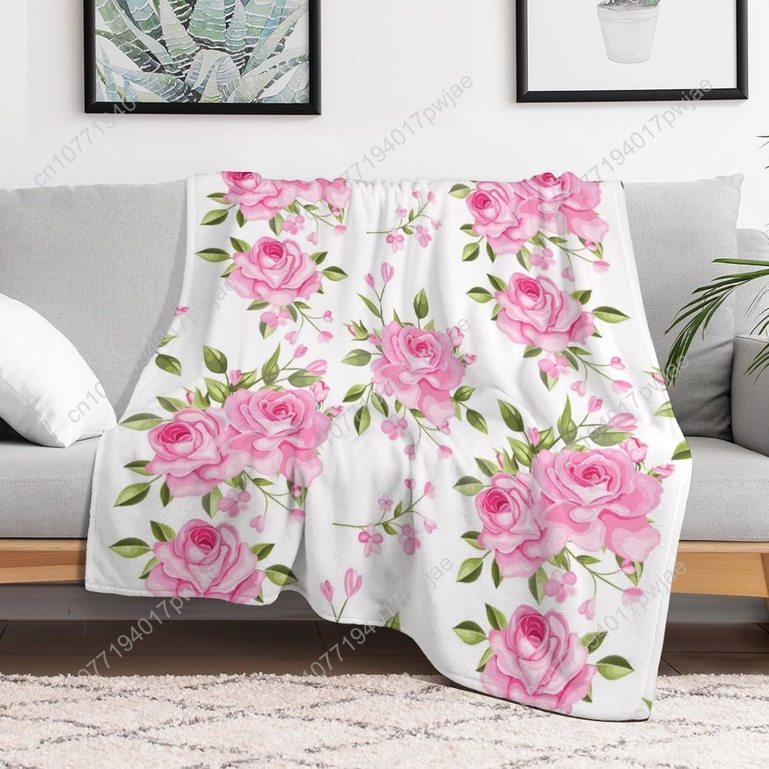 Одеяло с розовым цветком, цвет – обзор и цена Home Textiles & Decorations