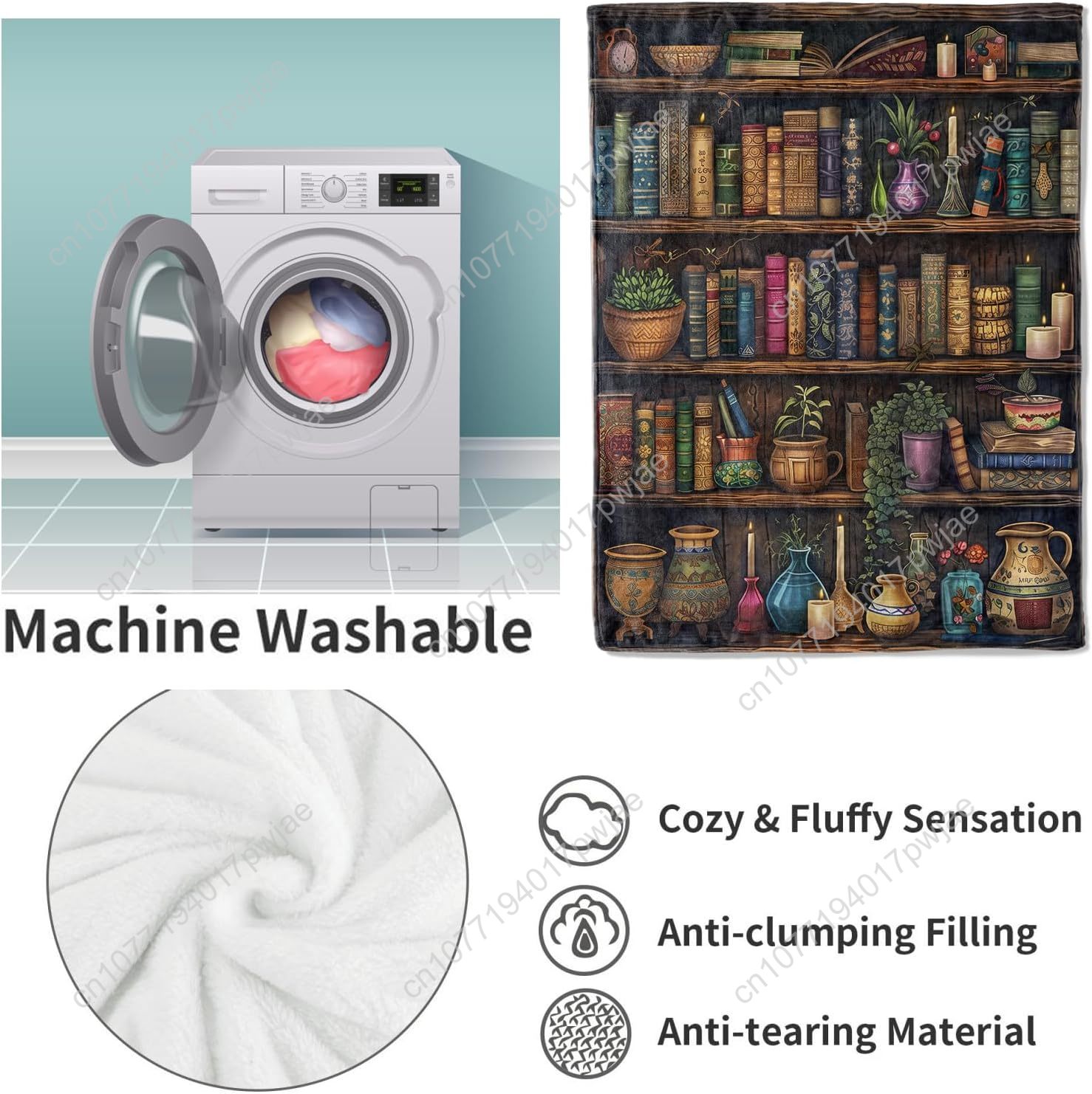 Винтажное одеяло для книжной п – обзор и цена Home Textiles & Decorations