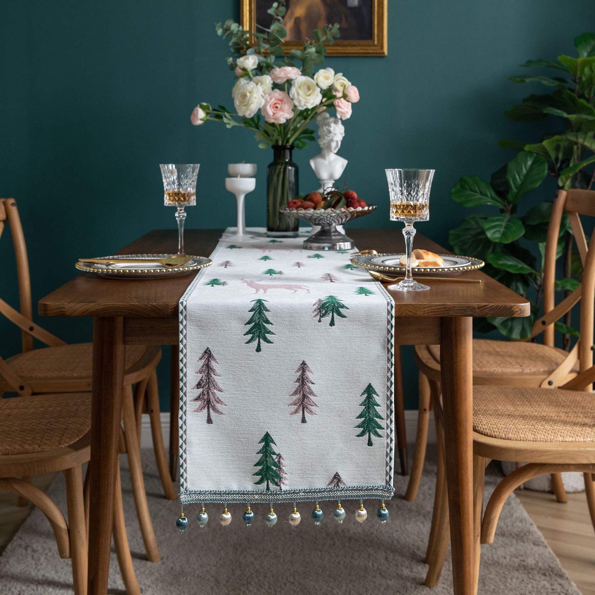 Жаккардовая скатерть-дорожка д – обзор и цена Home Textiles News