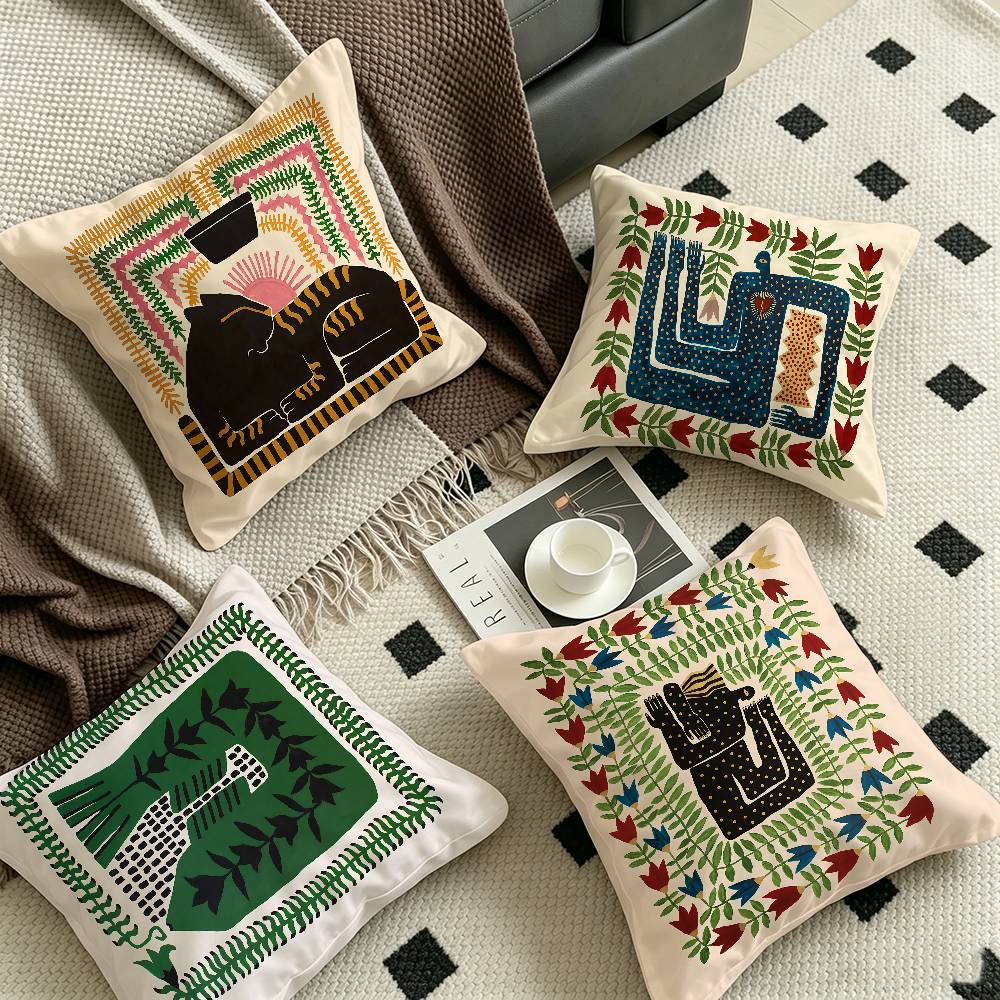 Египетская красочная абстрактн – обзор и цена Home Textiles Egypt