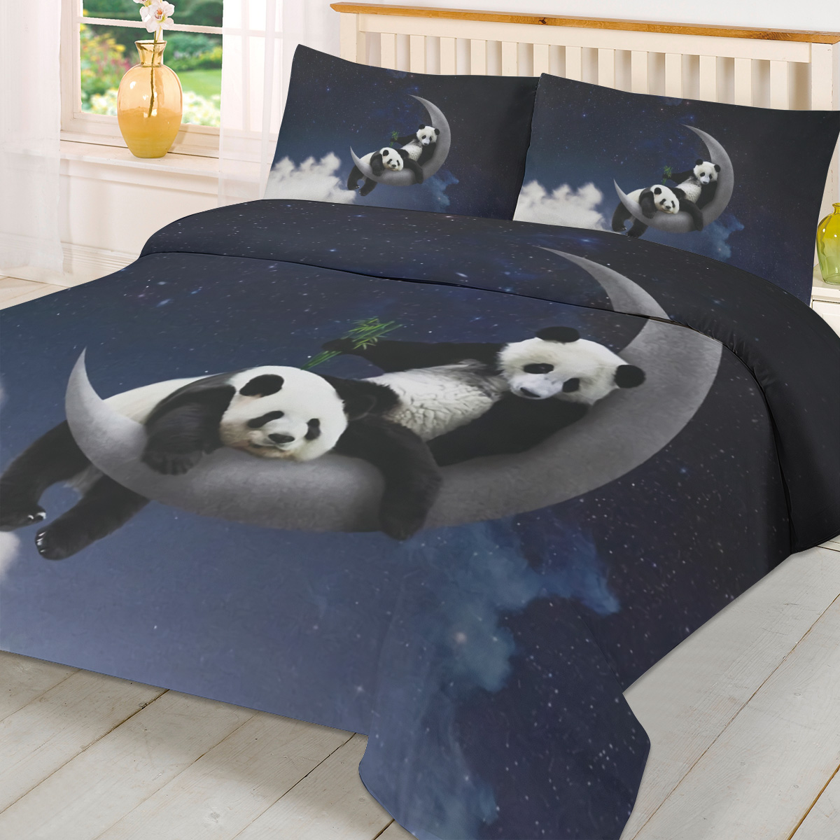 Луна Ночь Небо Панда Бамбукова – обзор и цена Home Textiles Bedding