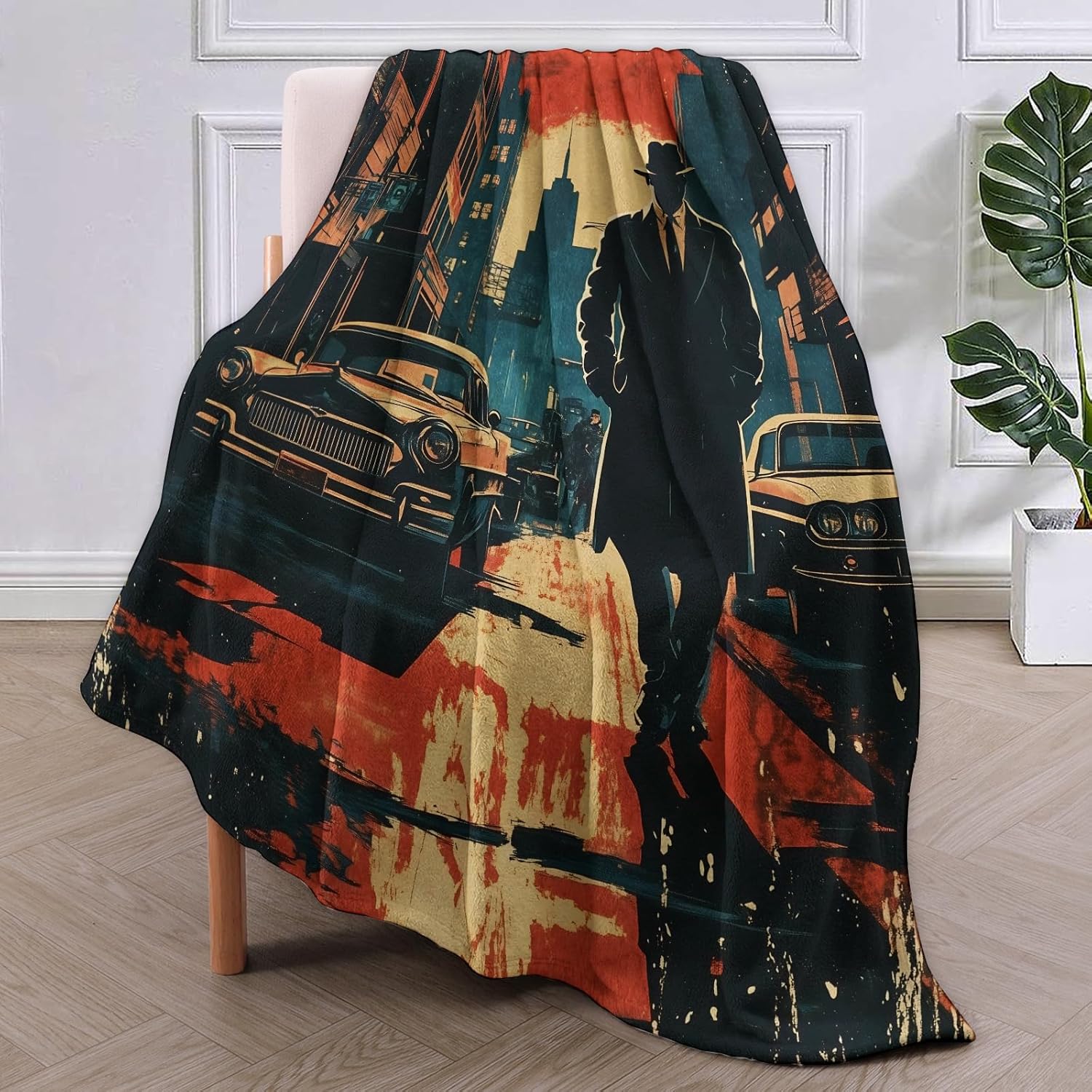 Одеяло Noir Detective, подарки – обзор и цена Home Textiles & Decorations