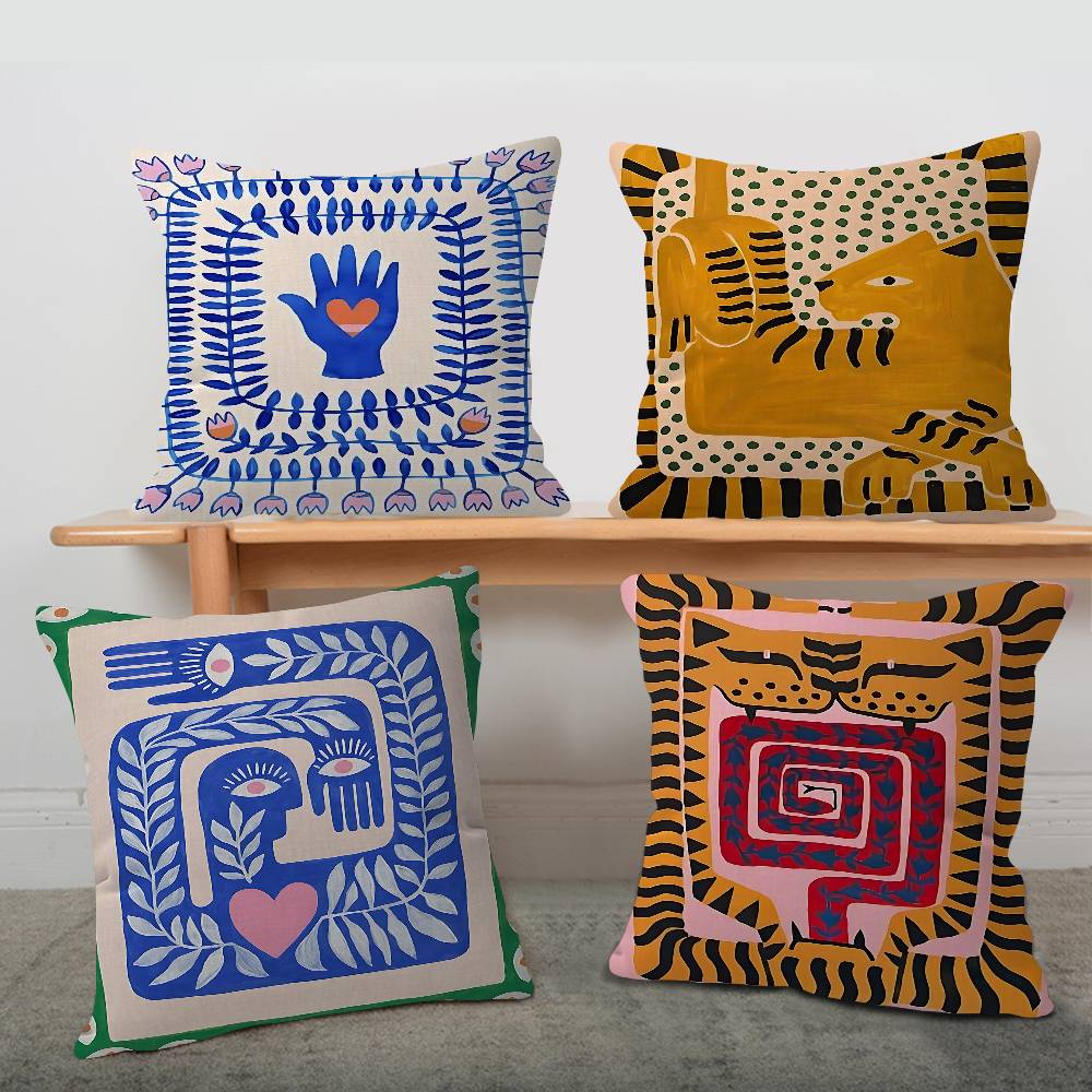 Наволочка с изображением тигра – обзор и цена Home Textiles Egypt