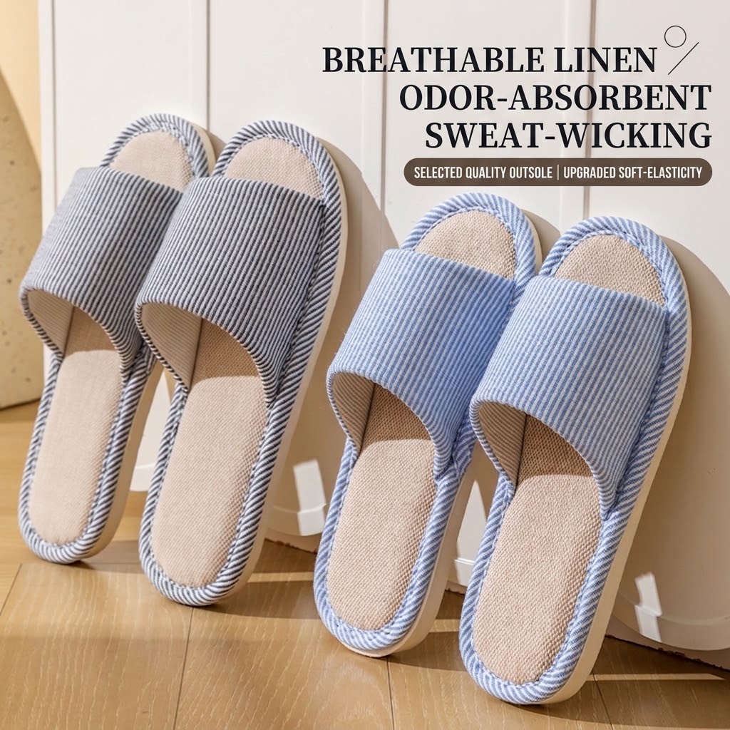 Дышащие льняные тапочки для же – обзор и цена Textiles For Home