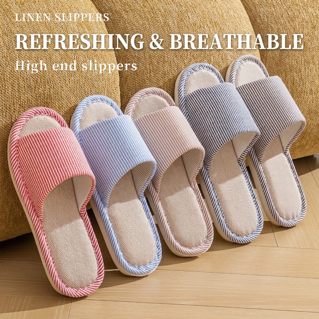 Дышащие льняные тапочки для же – обзор и цена Textiles For Home
